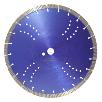 диск сегментный hot pressed cobra д.350*25,4 (3,2*15)мм | 24z/железобетон/wet diamaster
